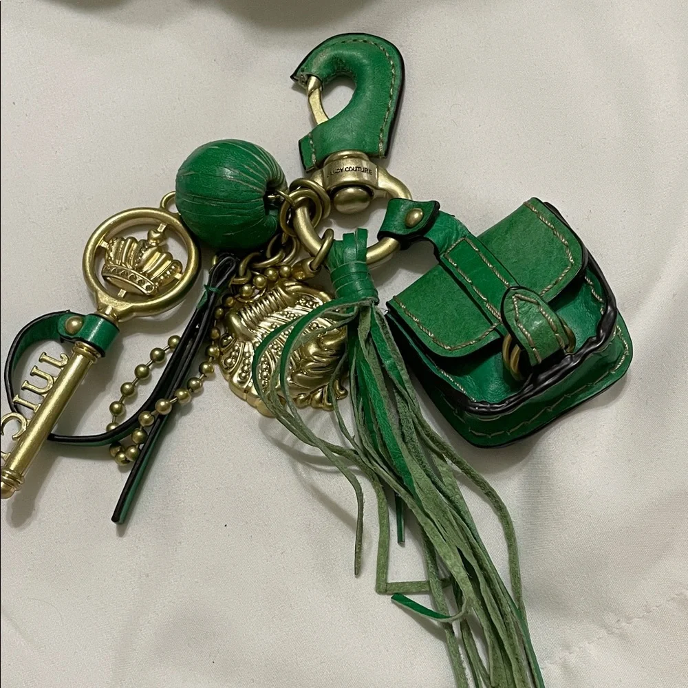 💚JUICY COUTURE💚 Vintage Vibrant Green Shoulder Bag - Picture 16 of 16